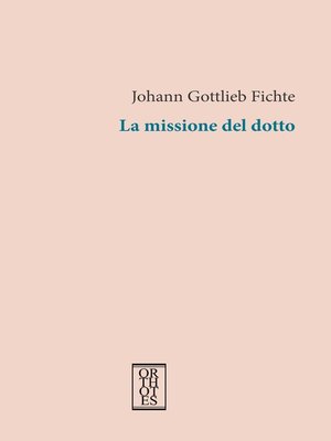 cover image of La missione del dotto